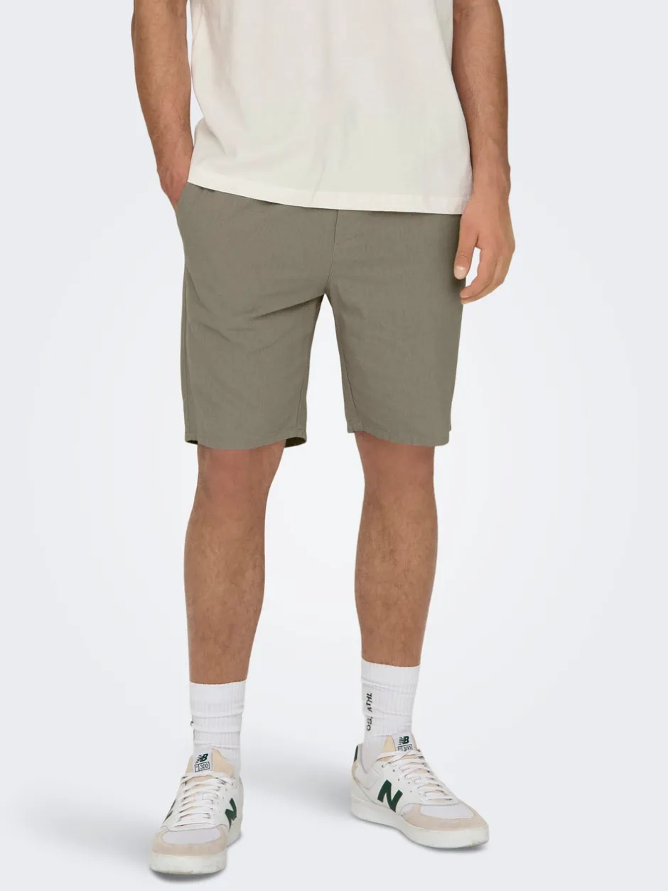 Hot ONSLINUS Regular fit Hør Shorts Shorts