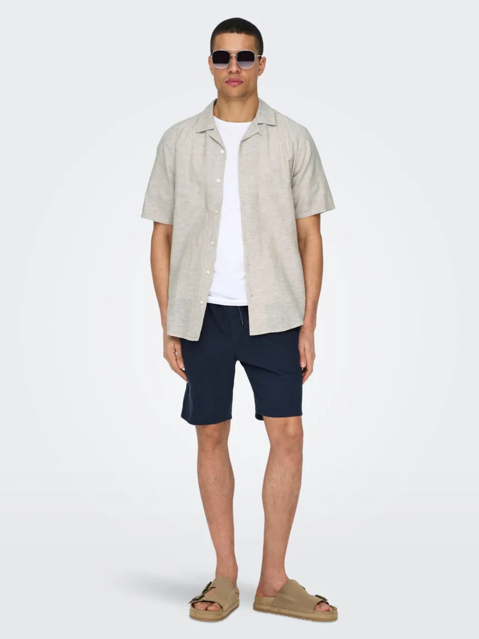 Online ONSLINUS Regular fit Hør Shorts Shorts