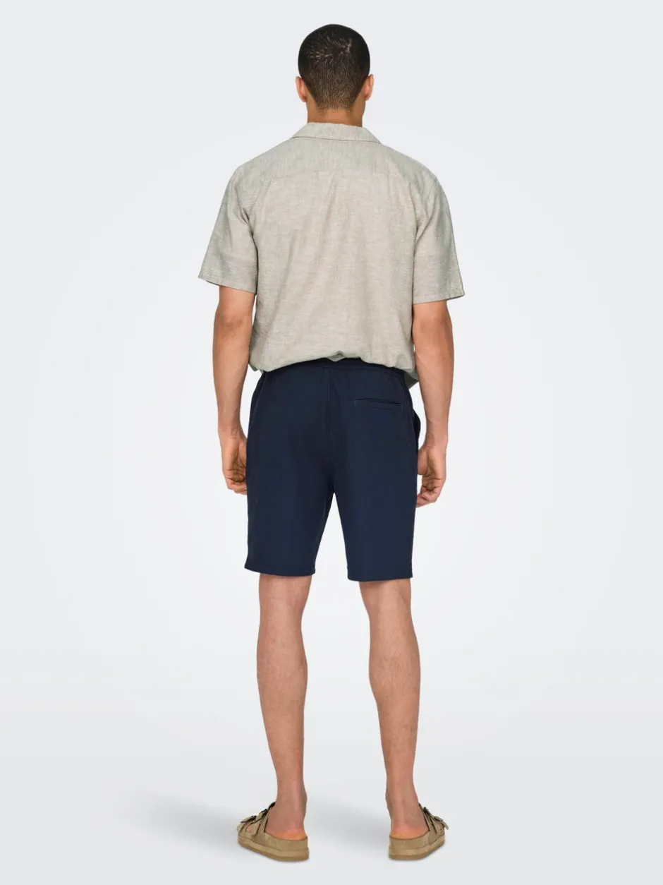Online ONSLINUS Regular fit Hør Shorts Shorts