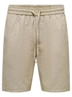 Outlet ONSLINUS Regular fit Hør Shorts Shorts