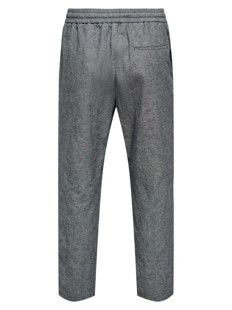 Hot ONSLINUS Tapered fit Hør Joggingbukser Bukser