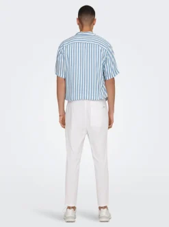 Best ONSLINUS Tapered fit Hør Joggingbukser Bukser