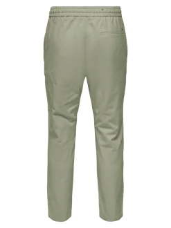 Best ONSLINUS Tapered fit Hør Joggingbukser Bukser