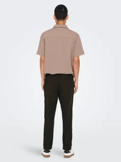 Best ONSLINUS Tapered fit Hør Joggingbukser Bukser