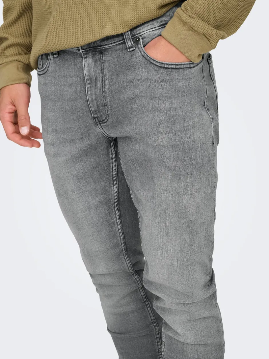 Best ONSLOOM Lav talje Slim fit Jeans Jeans|Jeans