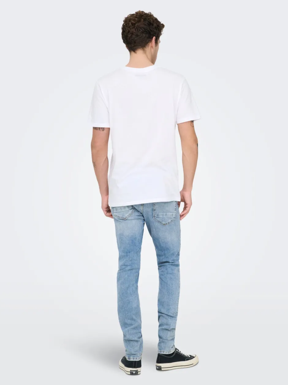 Online ONSLOOM Lav talje Slim fit Jeans Jeans|Jeans