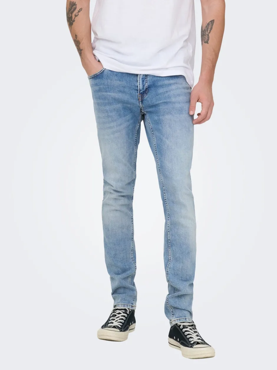 Online ONSLOOM Lav talje Slim fit Jeans Jeans|Jeans