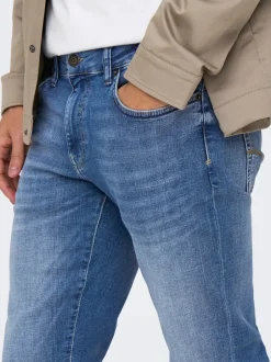 Best ONSLOOM Lav talje Slim fit Jeans Jeans|Jeans