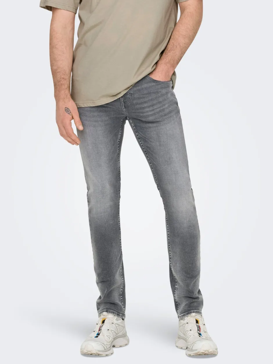 Clearance ONSLOOM Lav talje Slim fit Jeans Jeans|Jeans