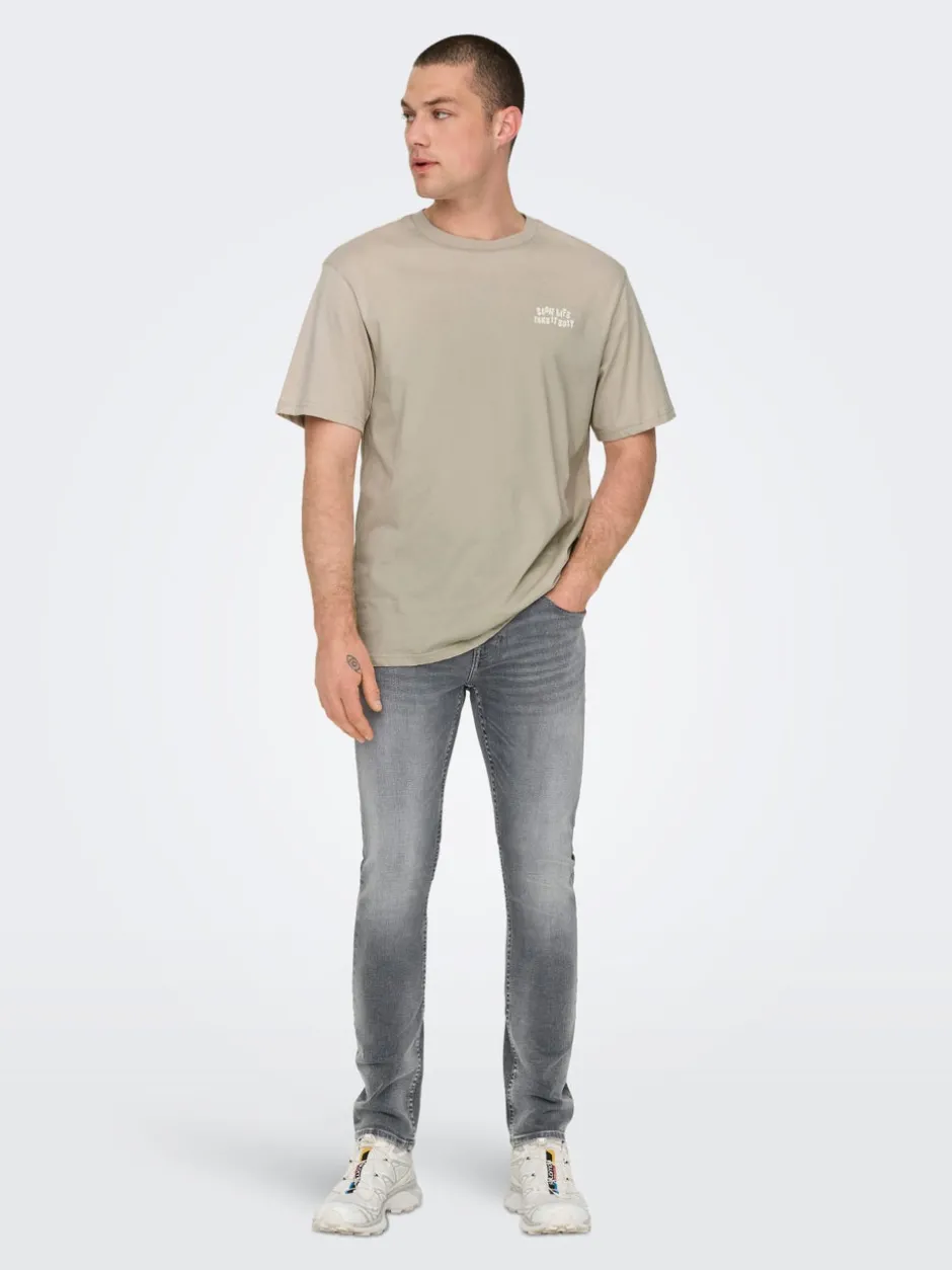 Clearance ONSLOOM Lav talje Slim fit Jeans Jeans|Jeans