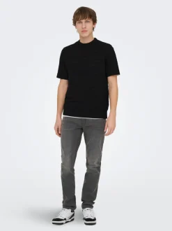 Discount ONSLOOM Lav talje Slim fit Jeans Jeans|Jeans