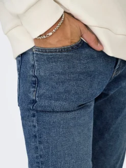 Best ONSLOOM Lav talje Slim fit Jeans Jeans|Jeans