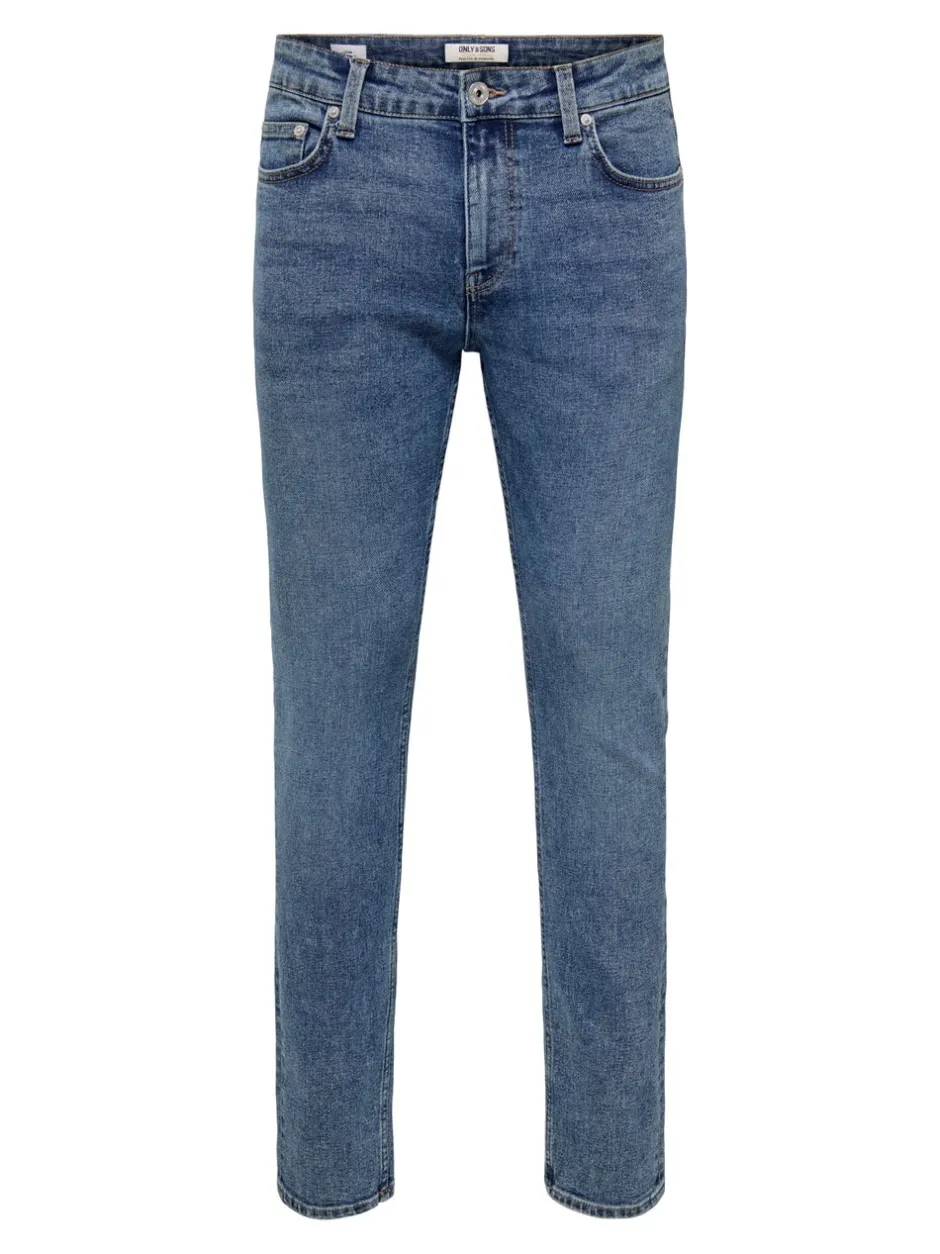 Best ONSLOOM Lav talje Slim fit Jeans Jeans|Jeans