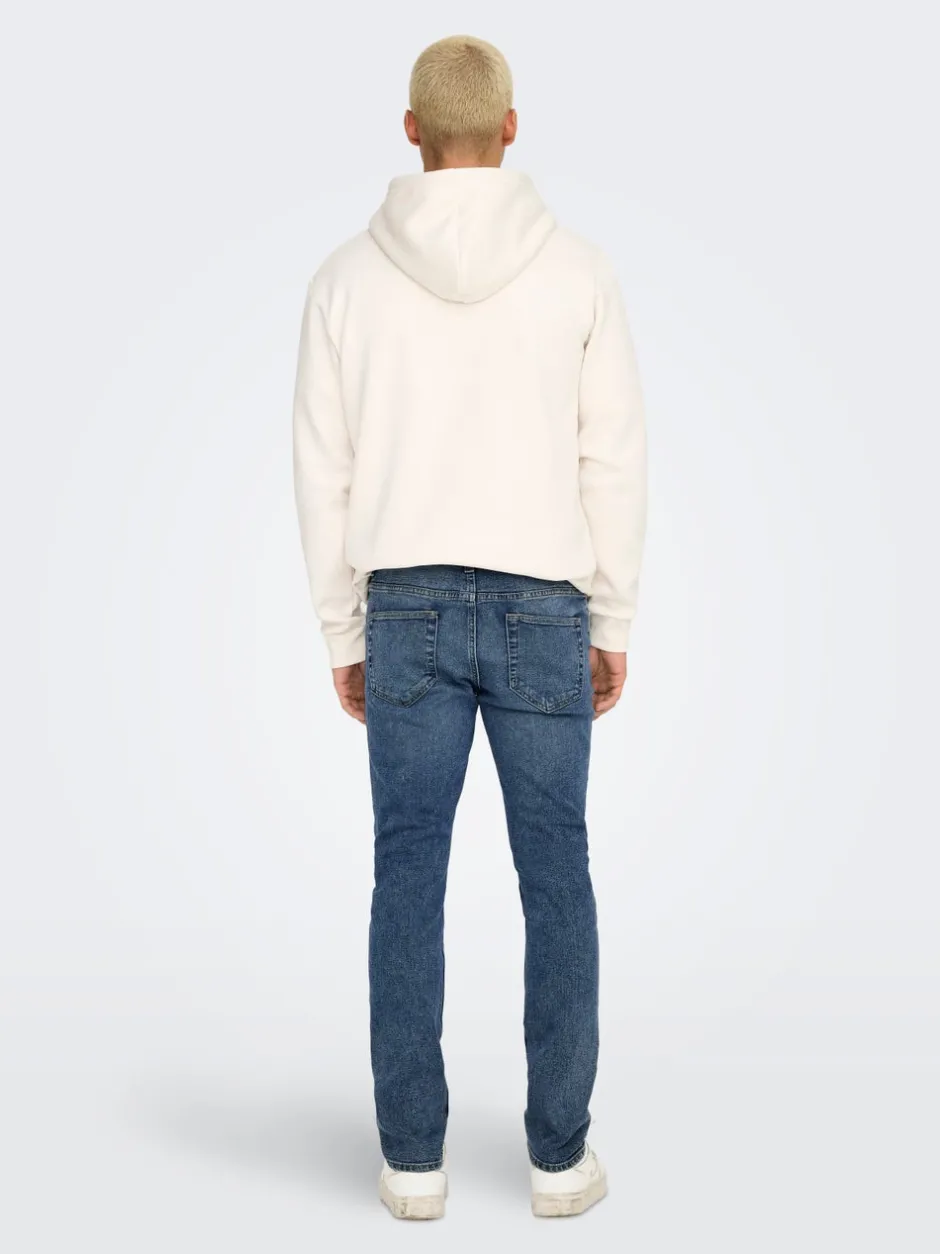 Best ONSLOOM Lav talje Slim fit Jeans Jeans|Jeans