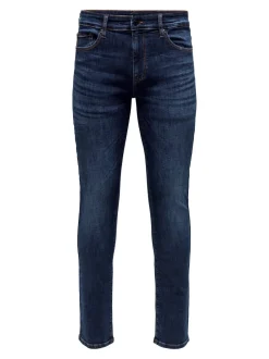 Outlet ONSLOOM Mellemhøj talje Slim fit Jeans Jeans|Jeans
