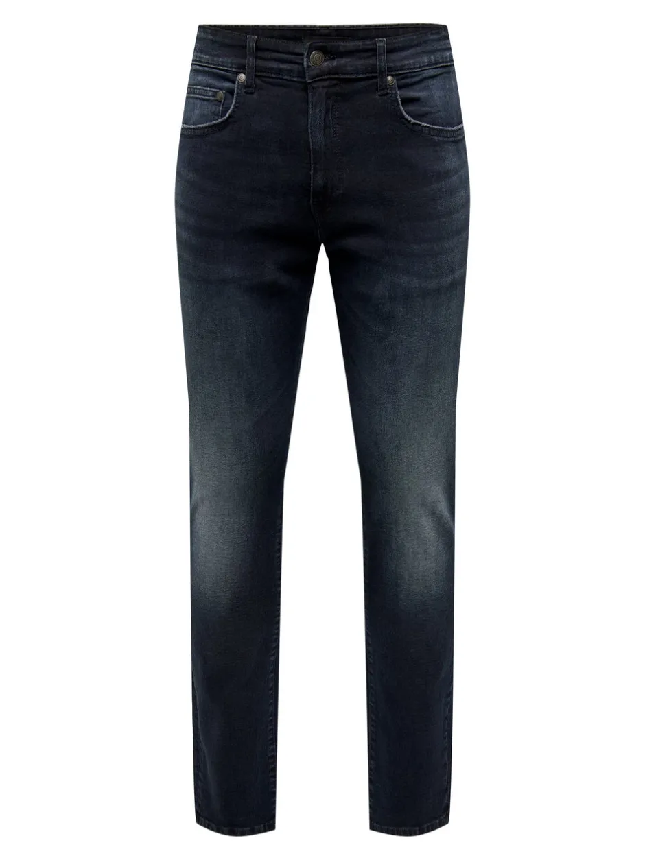 Clearance ONSLOOM Mellemhøj talje Slim fit Jeans Jeans|Jeans