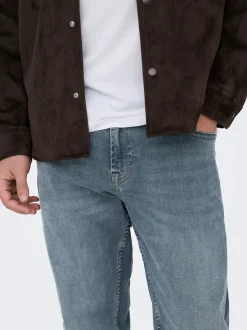 Hot ONSLOOM Mellemhøj talje Slim fit Jeans Jeans|Jeans