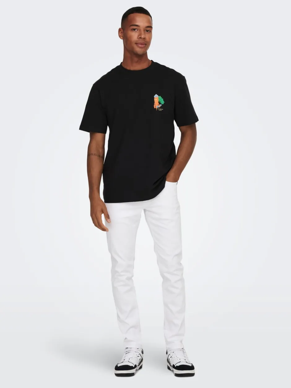 Outlet ONSLOOM Mid rise Slim fit Jeans Jeans|Jeans