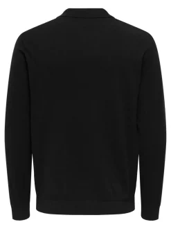 Hot ONSLOUI Strikket poloshirt Strik