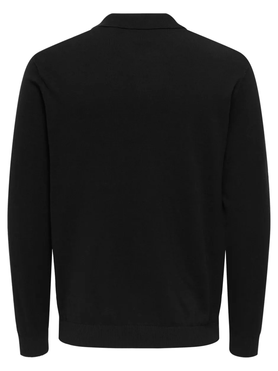 Hot ONSLOUI Strikket poloshirt Strik