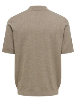 Online ONSLOUI Strikket poloshirt Strik
