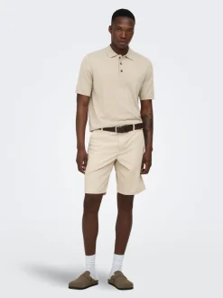 ONSLOUI Strikket poloshirt Strik