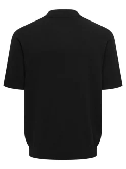New ONSLOUI Strikket poloshirt Strik