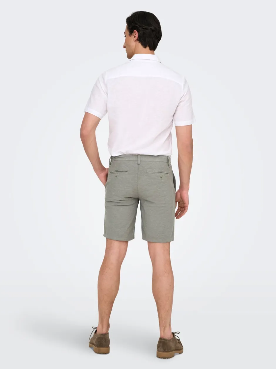 Sale ONSMARK Regular fit Hør Shorts Shorts