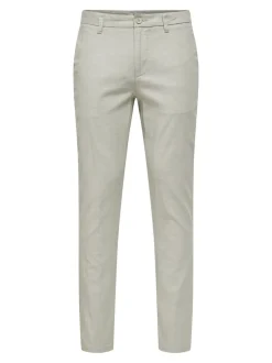 New ONSMARK Tapered fit Hør Chinobukser Bukser