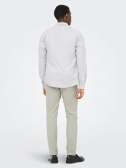 New ONSMARK Tapered fit Hør Chinobukser Bukser