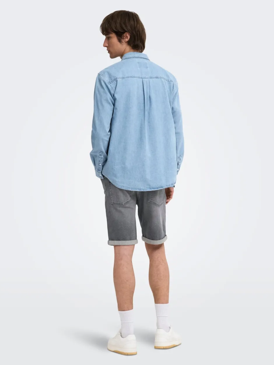 Clearance ONSORSON Denim-skjorte Skjorter