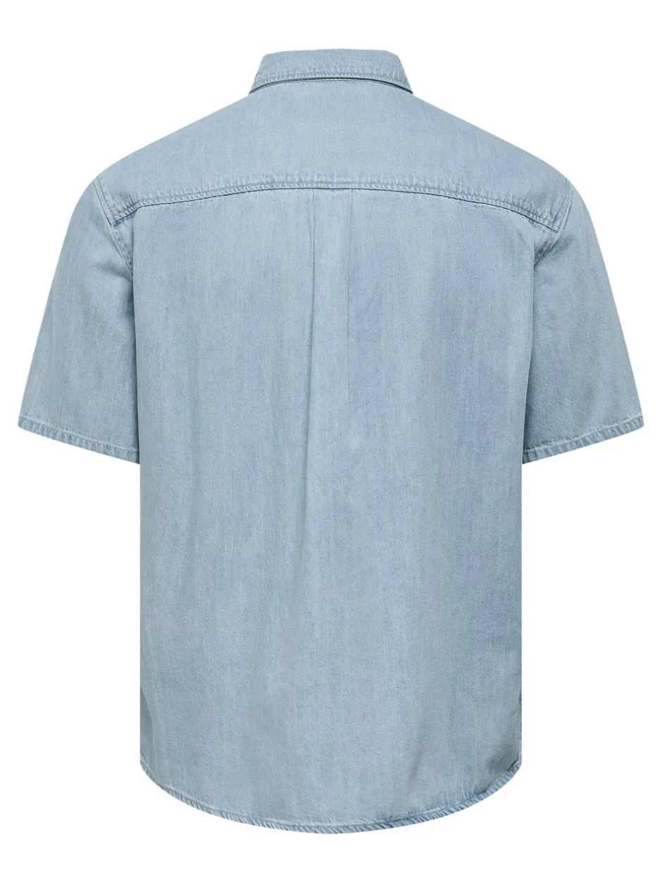 Discount ONSORSON Denim-skjorte Skjorter