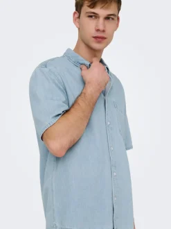 Discount ONSORSON Denim-skjorte Skjorter