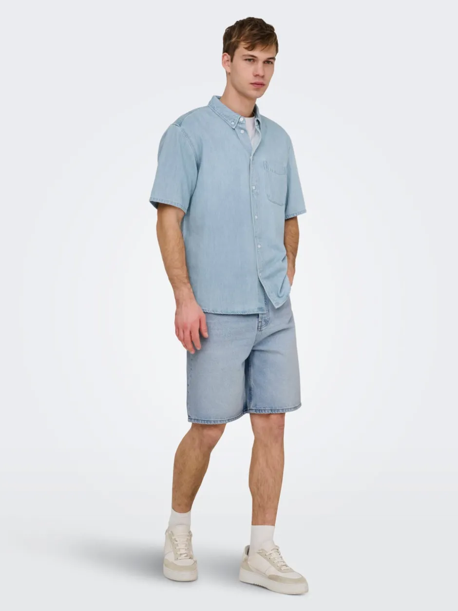 Discount ONSORSON Denim-skjorte Skjorter