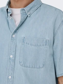 Discount ONSORSON Denim-skjorte Skjorter