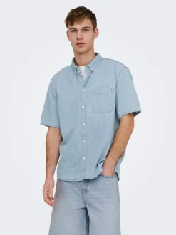 Discount ONSORSON Denim-skjorte Skjorter