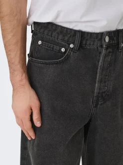 Outlet ONSREMI Mid rise Barrel fit Jeans Jeans|Jeans