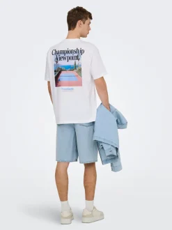 Clearance ONSREMI Mid rise Wide leg fit Shorts Shorts