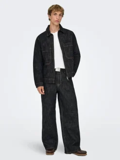 Hot ONSREMI Mid rise Wide leg fit Jeans Jeans|Jeans