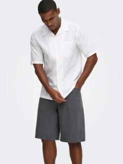 Sale ONSREMI Mid rise Wide leg fit Shorts Shorts