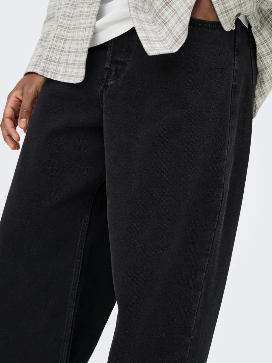 Online ONSREMI Mid rise Wide leg fit Jeans Jeans|Jeans