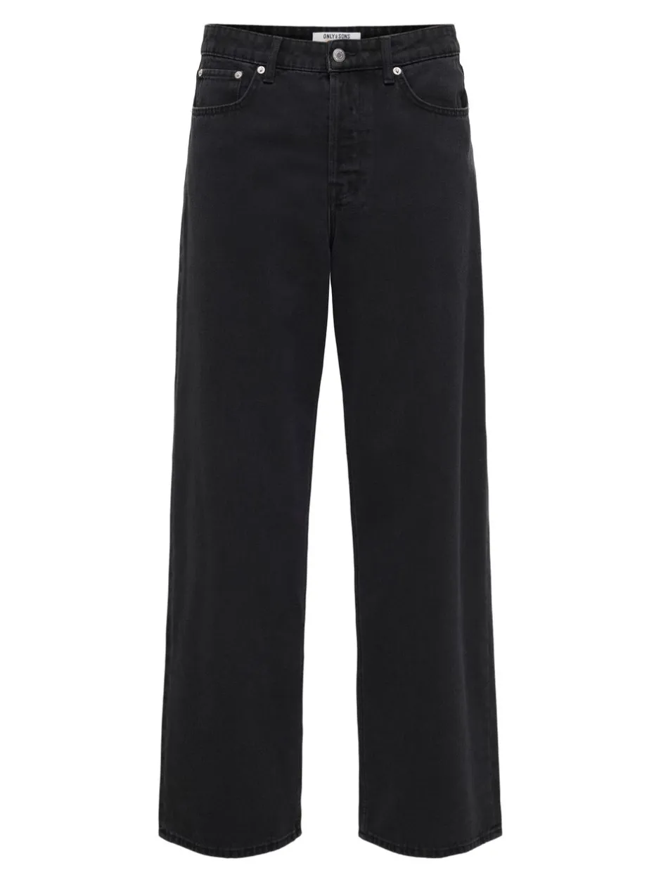 Online ONSREMI Mid rise Wide leg fit Jeans Jeans|Jeans