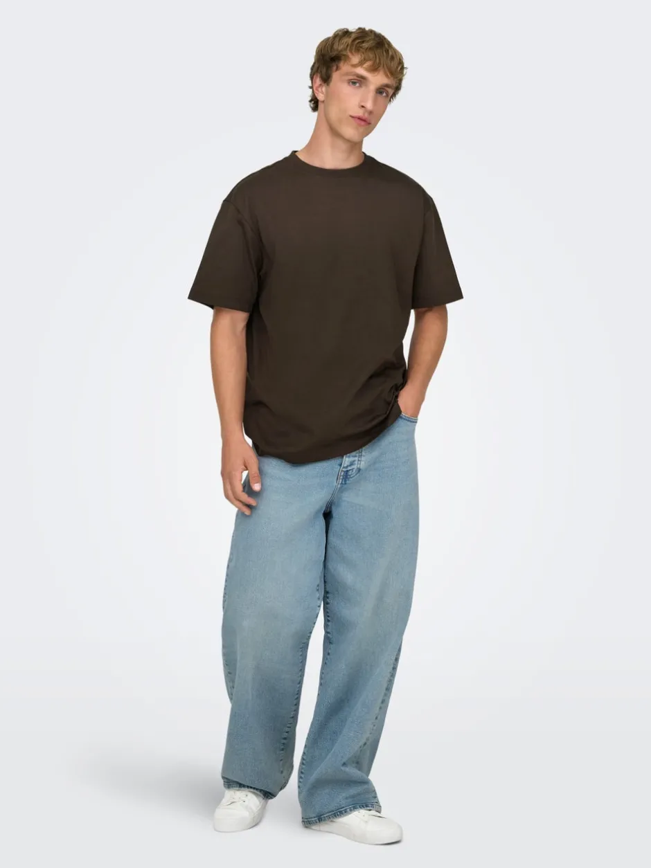 Online ONSREMI Mid rise Wide leg fit Jeans Jeans|Jeans