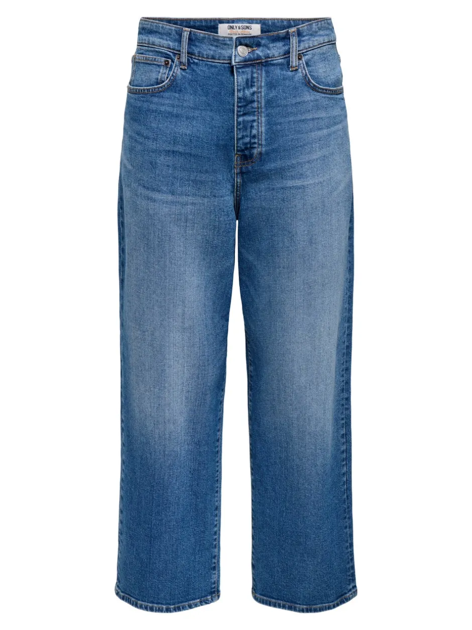 New ONSREMI Mid rise Wide leg fit Jeans Jeans|Jeans