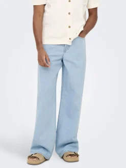 Online ONSREMI Mid rise Wide leg fit Jeans Jeans|Jeans