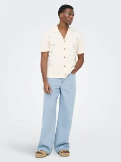 Online ONSREMI Mid rise Wide leg fit Jeans Jeans|Jeans