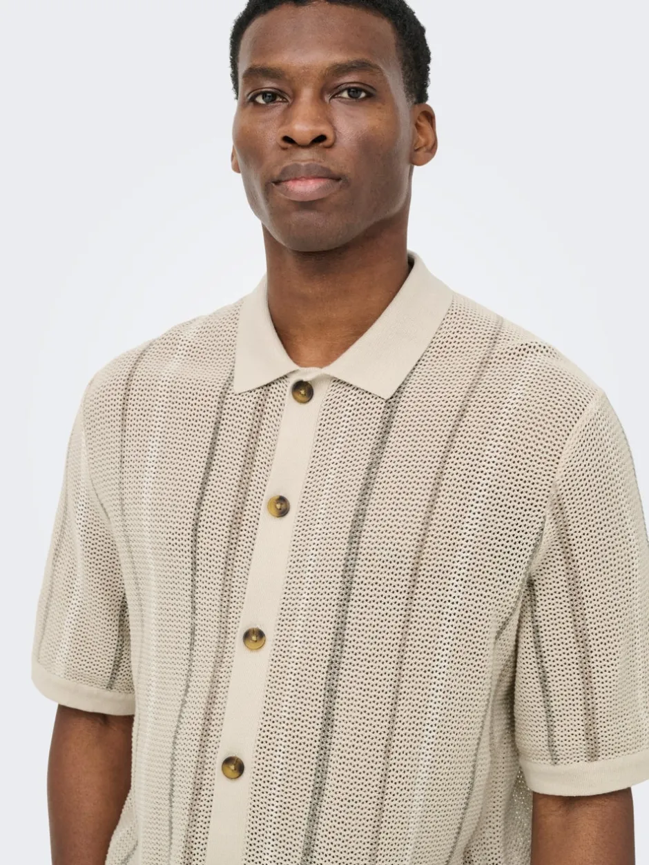 Sale ONSTOBBY Strikket poloshirt Strik