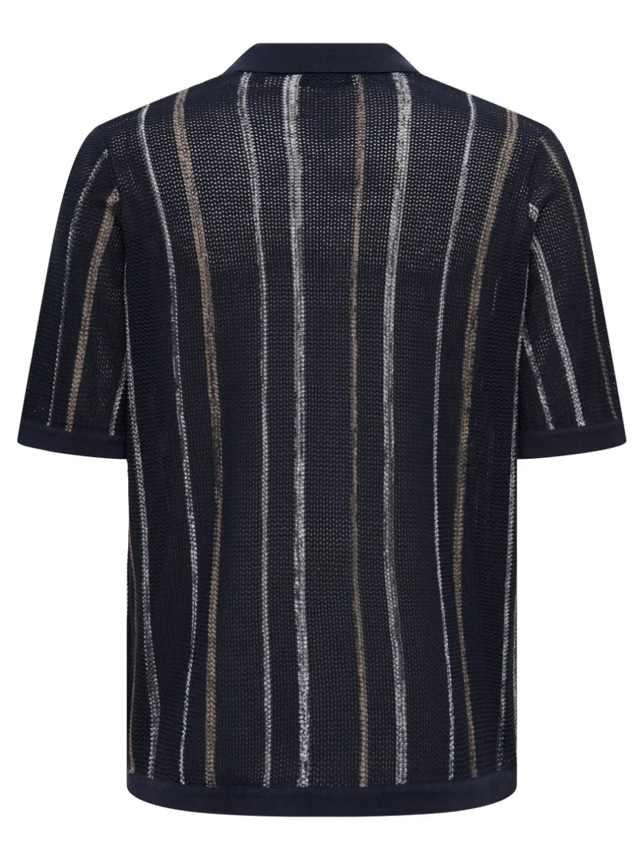 Hot ONSTOBBY Strikket poloshirt Strik
