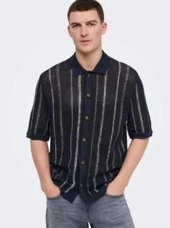 Hot ONSTOBBY Strikket poloshirt Strik