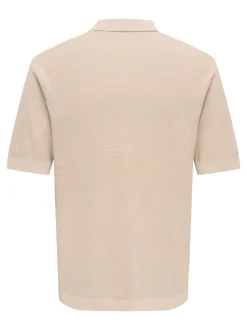 Best ONSTONY Strikket poloshirt Strik|T-Shirts
